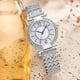 thumbnail image 1 of Sfonq Summer Clearance Womens Watches ,Mothers Day Gift for Grilfriend Women's Quartz Watch Inlaid With Rhinestone Steel Band Chain Watch Fashion Business Quartz Watch,Silver Buy 2 Save 10%, 1 of 5