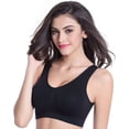 thumbnail image 4 of Women's Seamless Bra Comfortable Sports Bra Solid Color 3-Pack, 4 of 7