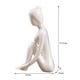 thumbnail image 4 of Estatua de yoga de cerámica, figura decorativa para interiores y exteriores, para el hogar y el jardín. Los 6x4x9.5cm, 4 of 4