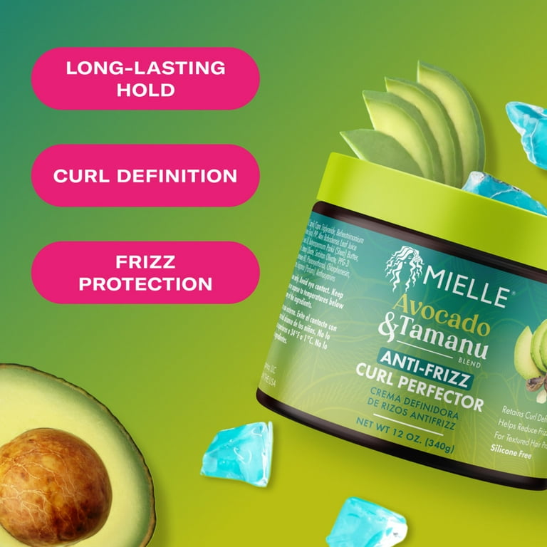 Mielle Avocado & Tamanu Anti-Frizz Curl Perfector 12 oz - Walmart.com
