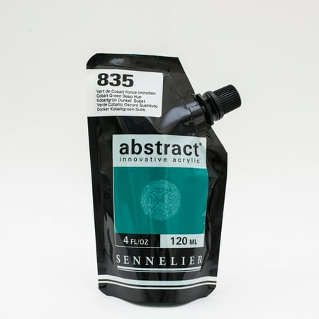 UPC: 3046451884704 | Sennelier Abstract Acrylic Satin 120ml Cobalt Green Deep Hue