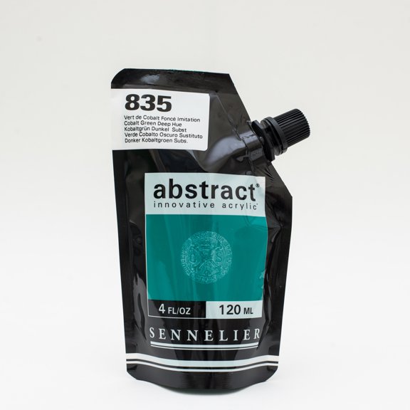 Sennelier Abstract Acrylic, Satin, 120ml, Cobalt Green Deep Hue