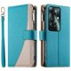 thumbnail image 1 of Funda cartera GANGXUN para OPPO Reno 11F 5G , cuero PU con tarjetero, cremallera, correa de mano, soporte y protección 606°, 1 of 6