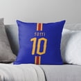 thumbnail image 1 of Totti Third jersey Throw pillowcase Square Throw Pillow Cases For Couch Sofa Bed Living Room Home Decorative, 1 of 1