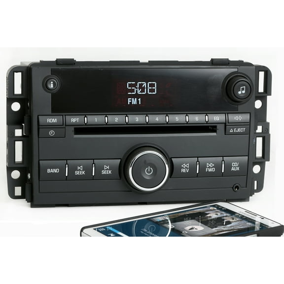 Restored Suzuki 07-09 Grand Vitara XL-7 Radio AMFM CD w Bluetooth Music 25854785 Unlocked (Refurbished)