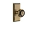 thumbnail image 4 of Grandeur Carpar_Dd_Na Carre Solid Brass Rose Dummy Door Knob Set - Brass, 4 of 6