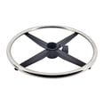 thumbnail image 4 of Reposapiés giratorio para silla de oficina, anillo circular de acero inoxidable, accesorios para oficina 40cm, 4 of 9