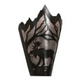 thumbnail image 4 of Meyda Tiffany 217008 Moose At Dawn Left 12" Tall Wall Sconce - Bronze, 4 of 4
