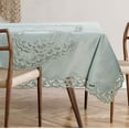 thumbnail image 2 of Table Cloth for Dining Table, Gray Table Linen, 60x120 inches Rectangle - The Creola Collection - Home Decor, 2 of 6
