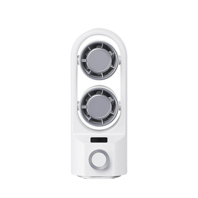 Ventilador, ventilador de techo, ventilador de escritorio, ventilador portátil, ventilador de escritorio de doble cabezal sin aspas, ventilador de torre con vibración automática infinitamente regulabl