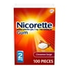Nicorette Nicotine Gum, Stop Smoking Aids, 2 Mg, Cinnamon Surge, 100 Count