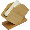 thumbnail image 2 of Charming Bamboo Napkin Organizer, Renewable Stand for Water-Proof and Effortless-Clean Tabletop Freestanding Napkin Holder, Wooden Napkin Dispenser for Rustic Decor, 2 of 6