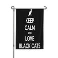 thumbnail image 1 of XMXY Cat Black Garden Flags Double Sided,Farmhouse Holiday Yard Outdoor Sign Decor Flag 28"x40", 1 of 8