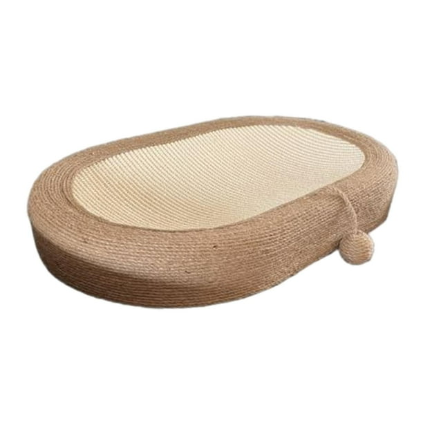 Oval Cat Scratch Pad Nest Playing Indoor Cats Kitten Couch Cat