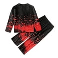 thumbnail image 4 of Family Matching Halloween PJs Set, Soft Patterned Long Sleeve Sleepwear Loungewear Outfits for Cozy Family Pajama Party, 4 of 4