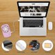 thumbnail image 4 of Handheld Fan Mini Fan Powerful Small Personal Portable Fan Speed Adjustable Usb Rechargeable Eyelash Fan For Kids Girls Woman Man Home Office Outdoor, 4 of 5