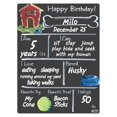 thumbnail image 2 of Cohas Basic Theme Dog Milestone Chalkboard, 15 by 20 inches, No Marker, 2 of 8
