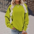 thumbnail image 4 of Chemises de Compression à Manches Longues pour Femmes à Col Rond Uni Plus Sweat-Shirt Oversize Ample Pulls à la Mode des Hauts Légers pour les Femmes de Grande Taille, 4 of 6