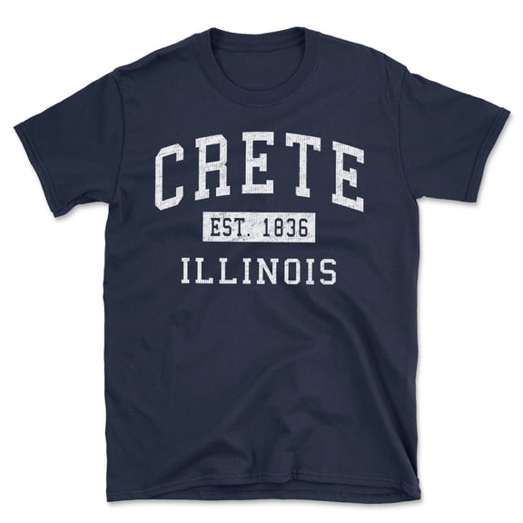 Crete Illinois Classic Established Men's Cotton T-Shirt