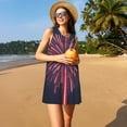 thumbnail image 3 of Disketp Fireworks3 para Vestido sin Mangas para Mujeres, Vestidos de Verano para Mujeres, Casual y Holgado para la Playa, 3 of 7