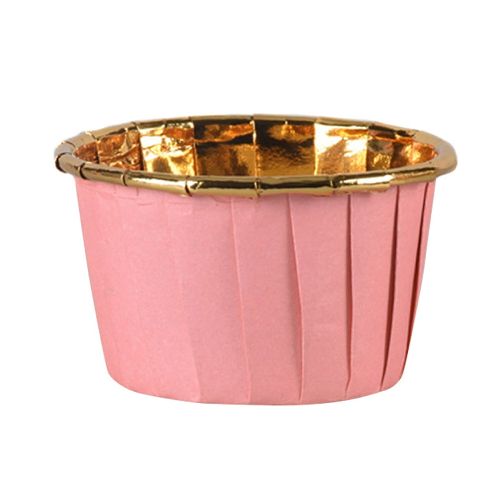 50/100pcs Aluminum Foil Cupcake Paper Cupcake Liner Baking Cups Muffin