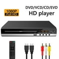 thumbnail image 2 of HD Home DVD Player 1080P High Resolution Multimedia Player AV Cable & USB Output with Remote Control, 2 of 5