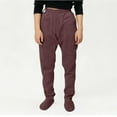 thumbnail image 2 of Fesfesfes Boys Solid Color Elastic Waist Knit Sweatpants With Side Pockets Kids Winter Casual Sports Pants Long Pants For Children Comfortable Soft Breathable Home Wear(Wine#1,12-13 Years), 2 of 9