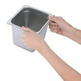 thumbnail image 5 of BIRDROCK HOME Stainless Steel Steam Table Pan - Hotel, Restaurant & Catering Supplies - 24 Gauge Steel, 2.6 qt Capacity - Meal Prep, Cooking, & Food Storage Container - 6" Depth, 1/6-Size (6 Pack), 5 of 8