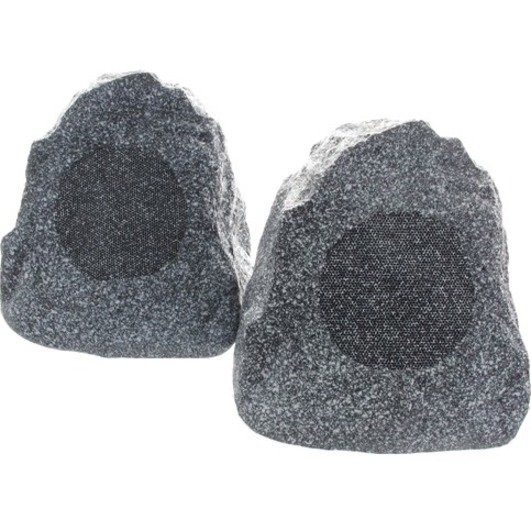 Theater Solutions 2R4G Outdoor Rock Speakers (Granite Grey) Walmart