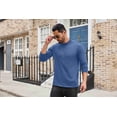 thumbnail image 5 of COOFANDY Mock Turtleneck for Men Long Sleeve High Neck Pullover Sweater Slim Fit Casual Thermal Tops, 5 of 6
