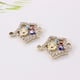 thumbnail image 5 of Minnieouse 10 piezas de gancho de abalorio de diamantes de imitación, suministro de joyería chapado brillante, colgante colgante hecho a mano para hacer Ropa, zapatos y accesorios Miscelánea Minnieouse AP010922-00B, 5 of 6