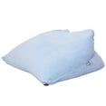 thumbnail image 3 of Magic Pouf Blue Beanbag Microplush 3 in 1 Ottoman Chair Pillow, 3 of 9