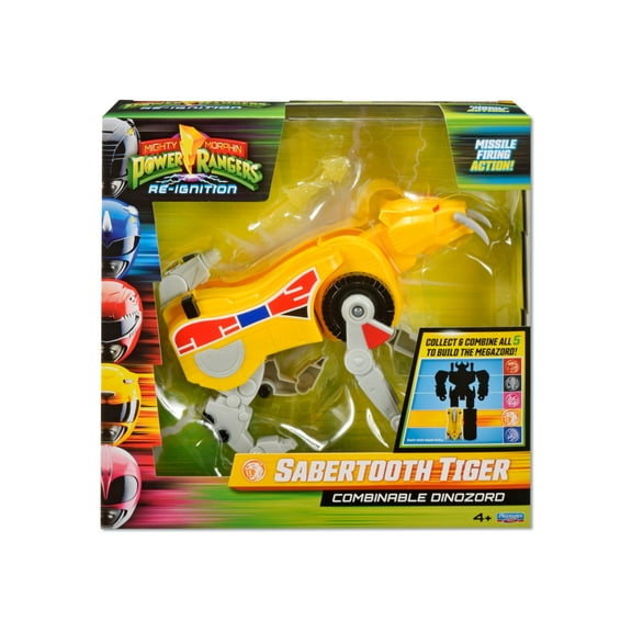 Power Rangers Mighty Morphin Re-Ignition Sabertooth Tiger Combinable Dinozord