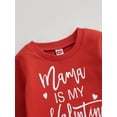 thumbnail image 6 of Toddler Baby Girl Boy Valentine 's Day Outfit Long Sleeve Crewneck Sweatshirt Pullover Tops Fall Clothes, 6 of 9