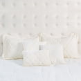 thumbnail image 5 of Home Soft Things 7 Piece Ogee Faux Fur Embroidery Bedspread Set - Antique White - Queen (90" x 90"), 5 of 8