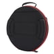 thumbnail image 2 of Bolsa de almacenamiento de anillos de fitness EVA negra y roja, bolso de mano de viaje portátil tipo mensajero para Switch, 2 of 5