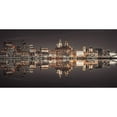 thumbnail image 3 of Frank, Assaf 24x14 Black Modern Framed Museum Art Print Titled - Liverpool skyline across the River Mersey, UK, 3 of 5