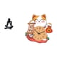 thumbnail image 5 of Figura Decorativa Moderna De Gato Abstracto, Adorno De Escritorio Coleccionable, Reloj De Pared Silencioso Para Sala De Estar, Estantería, Decoración Del Hogar, Dormitorio, Cocina U Oficina., 5 of 8