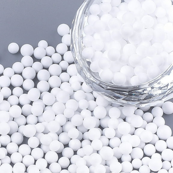 Small Craft Foam Balls Round for DIY Wedding Holiday Crafts Making White 2.5~3.5mm