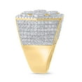 thumbnail image 3 of 10K YELLOW GOLD 5.50 CARAT MENS REAL DIAMOND ENGAGEMENT WEDDING PINKY RING BAND, 3 of 3
