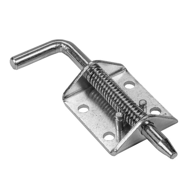 Metal Lock Barrel Bolt Spring Loaded Latch 51/8" Long Heavy Duty Steel