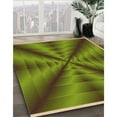 thumbnail image 3 of Ahgly Tapis d'Intérieur Lavable en Machine Carré Vert Pistache Transitionnel, 7 Pieds Carré, 3 of 7