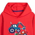 thumbnail image 4 of UAYOTSE Toddler Boys Pullover Hoodie and Jogger Pants 2‑Piece Outfit, Soft Knit Casual Playwear Set for Fall Winter Everyday Activities Size 7-8 Years, 4 of 4