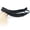 Black, variant on DIGUAN 2 Strands Synthetic Hair Braided Headband Classic Chunky Plaited Braids Elastic Stretch Hairpiece Women Girl Beauty accessory, 54g Boho (Burgundy)