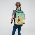 thumbnail image 5 of Naloa Starfish And Seashell On The Beach Print Lightweight DayBackpack Suitable for school, work, shopping, travel, etc., 5 of 5