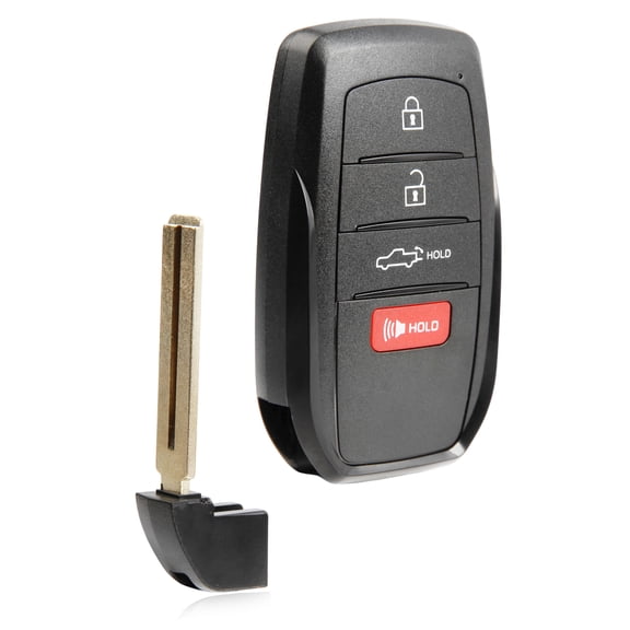 Keyless Entry Remote Key Fob Replacement 4-Button for 2024-2025 Toyota 4Runner Highlander Land Cruiser (HYQ14FBX, 8990H-35040)