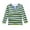 Light Green, variant on Curuila Children Boys Shirt Long Sleeve Crewneck Tee Casual Striped Autumn Tops For Boys And Girls Dark Blue Size 1-2 Years