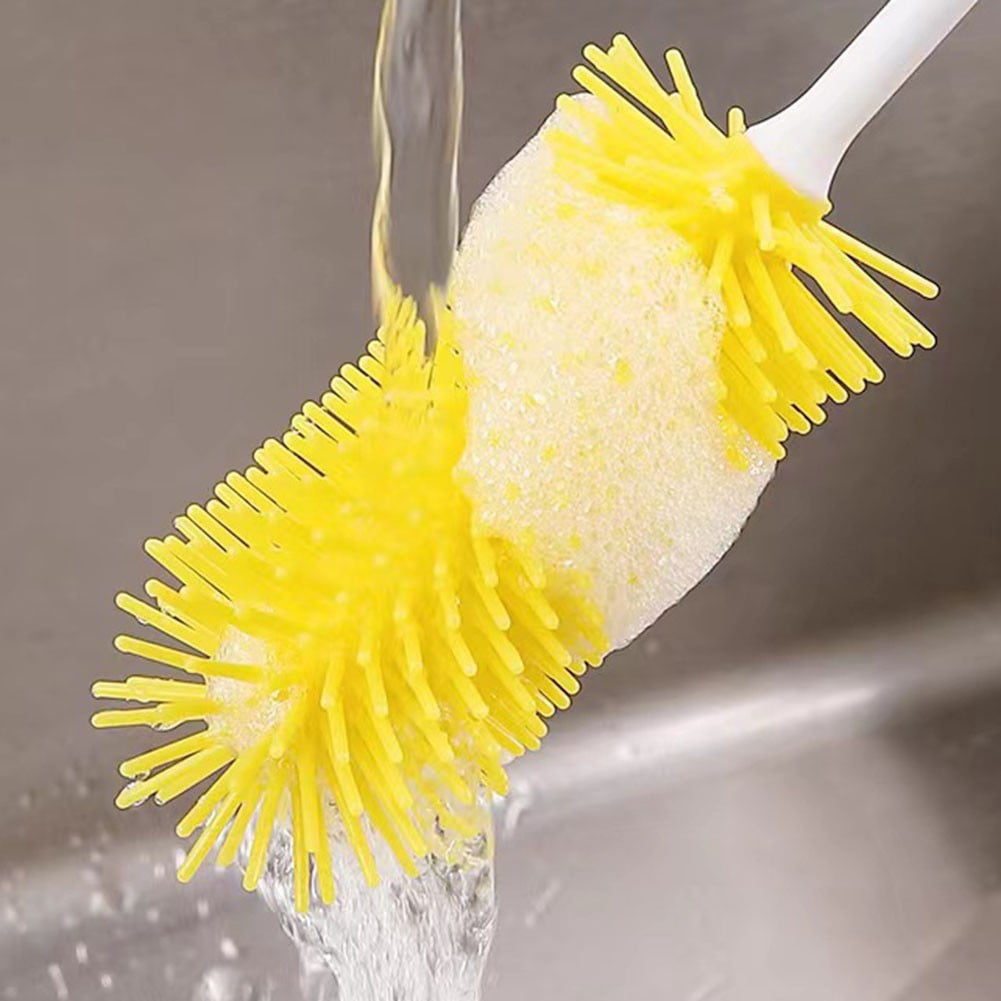 Electric Bottle Brush Cleaner 3 in Rechargeable Brush Head Set Silic