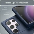 thumbnail image 5 of Feishell for Samsung Galaxy S25 Ultra Case, Heavy Duty Drop Protection Non-slip Texture Armor Anti-Fingerprint Shockproof Anti-Scratch Silicone Slim Cute Phone Case for Samsung Galaxy S25 Ultra,Blue, 5 of 7