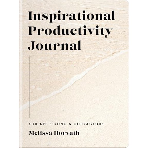 Pre-Owned Inspirational Productivity Journal: You Are Strong and Courageous (Paperback) 1648709214 9781648709210